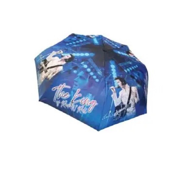 Elvis Presley blue umbrella The king of rock and roll - Picture 3 of 3
